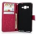 Galaxy Grand Prime Case- MOLLYCOOCLE Stand Wallet ID Holders Emboss Vintage Flower Flip Folio TPU Soft Bumper PU Leather Skin Cover for Samsung Galaxy Grand Prime