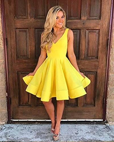 yellow prom dresses 2018