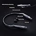Bluetooth Headphones 14Hr Working Time, Truck Driver Bluetooth Headset, Wireless Magnetic Neckband Earphones, V4.2 Noise Cancelling Earbuds w/Mic, Compatible with Any Bluetooth Equitments (Black)