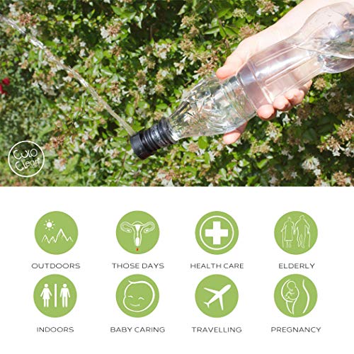 CuloClean 2pcs Portable Bidet for Toilet, Travel or Camping. Compatible with Every Bottle. Discreet, Ecological, Mini… - Image 2