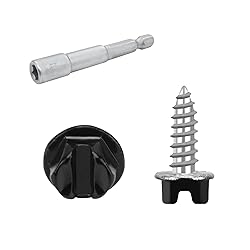 Bopowo Self-Tapping Gutter Screws Black Painted