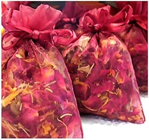 8Oz Red Rose Buds &amp; Petals for Wedding Toss, Potpourri, Sachet, Pillow, Bath
