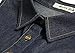 Joyci Unisex NEW Hot Pure Cotton Denim Half Shirt Fake False Collar Detachable (Dark Blue)OS