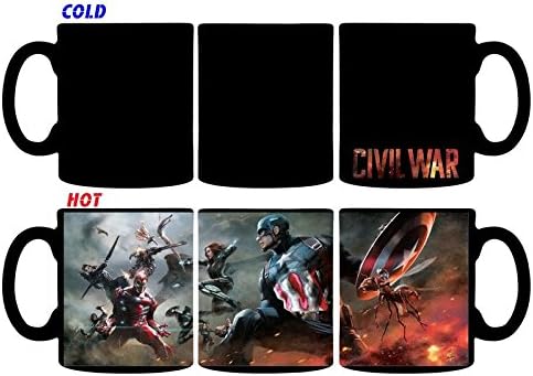 Civil War Fight Scene Heat Change Coffee Mug