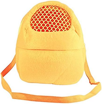 Miraculous Joy Pet Carrier Bag Portable Breathable Outgoing Bag/ Travel Handbag for Small pets like Hedgehog and Squirrel (L, Yellow)