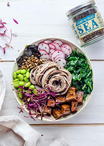 PIMP MY SALAD, Vegan Salad Toppers, and Flavor Boosters | Dairy-Free, Paleo, Gluten-Free Healthy Snacks & Toppings | Sea Superfoods | Pantry Jar | 3.88 oz - Thumbnail 4