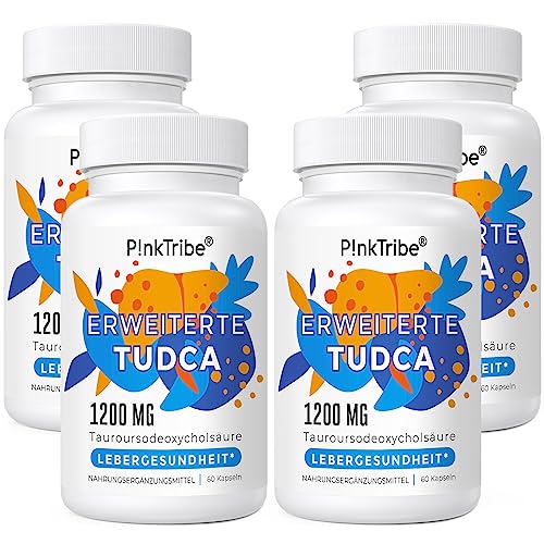 TUDCA Supplement 1200mg pro Portion, 240 Kapseln, Ultra Strength Tauroursodeoxycholic Acid, Erstklassige Qualität