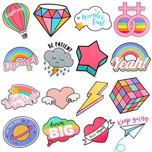 DECYOOL 110 Pcs Girls Cute Laptop Stickers Decal for Water Bottle Skateboard Luggage Motorcycle Phone Bicycle Guitar