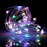 Ehome 100 LED 33ft/10m Starry Fairy String Light, Waterproof Decorative Copper Wire Lights for Indoor, Bedroom Festival Christmas Wedding Party Patio Window with USB Interface (Multi Color)