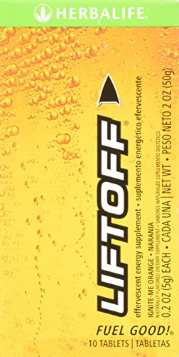 Herbalife Liftoff Ignite-Me Orange (Box of 10 Tablets)