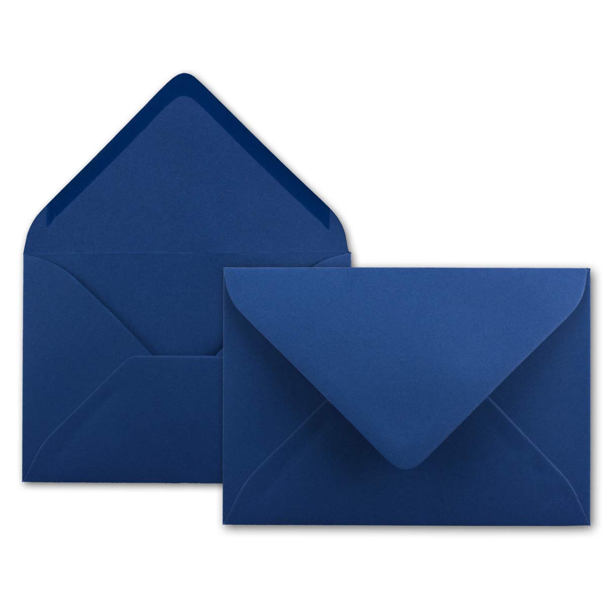 Neuser FarbenFroh 80g/m², B6 envelopes, 175 x 125 mm, Wet Sealing Gesamtparent 75 Umschläge midnight blue