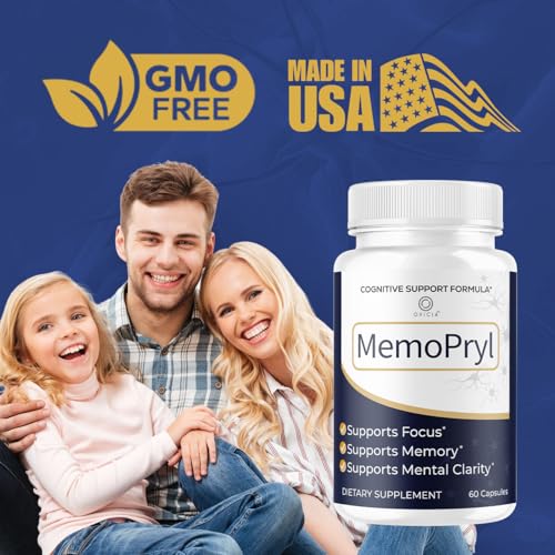 (3 Pack) Memopryl Capsules - MemoPryl Support Advanced Formula, Daily Memo Pryl Pills All Natural Ingredients Premium Formula Vitamins for Overall Health & Wellness Reviews, 180 Capsules for 3 Months