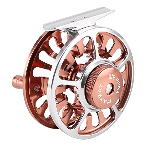 SeaKnight MAXWAY Honor Fly Reels Super Light 3BB Fly Fishing Reels CNC machined Aluminum Alloy Body in Fly Reel Sizes 3/4, 5/6, 7/8, 9/10 (Honor-5/6# Fly Reel)