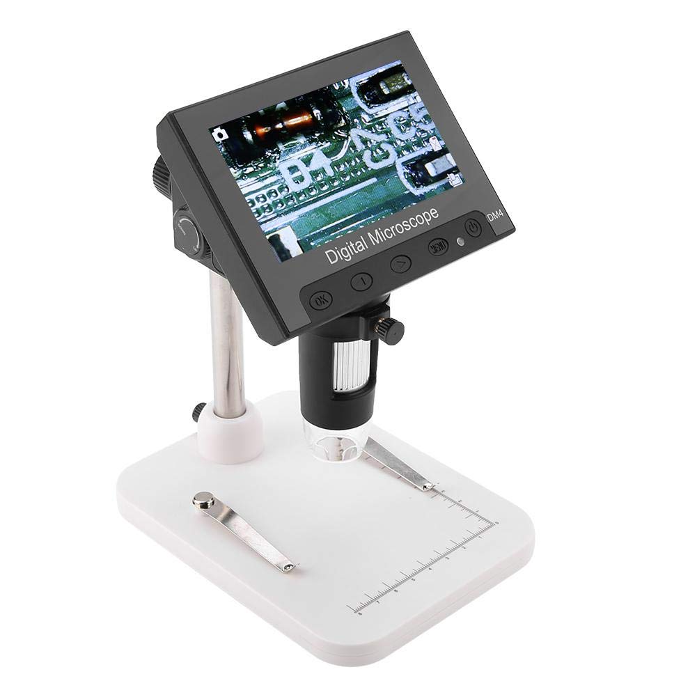 DM4 2MP 500/1000X Microscope 4.3 Display Magnifier with LED Light