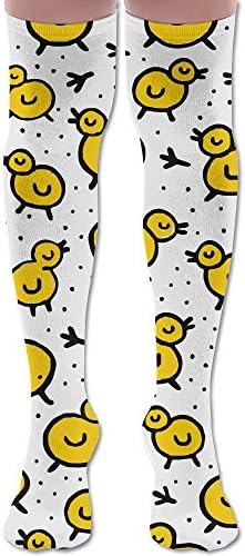 Cute Chick Bany Chicken Cotton Casual Knee High Socks