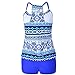 Plus Size 3XL Womens Swimsuit Sport Monokini Beachwear Swimwear Bathing Suits (XXXL)