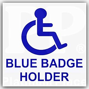 to claim badge how disability Holder Badge Disabled Disability Blue Sticker  Car