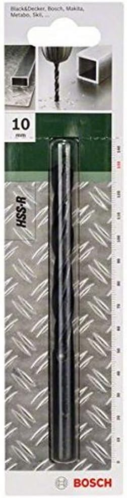 Bosch 2609255020 Metal Drill Bits HSS-R with Diameter 10.0mm, 10.0 mm