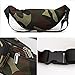 Hopedas Waist Bag Belt Nylon Multifunctional For Women Men Waist Bag pack for Hiking Running Cycling Camping Climbing Travel (Military)