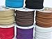 Lace Lacing Leather Suede Assortment Craft Kit; 8 Yards (1 Yard of Each Color Shown)