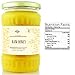 Honey Bee Raw Linden Honey (Pure Unprocessed & Unfiltered Naturally Crystallized) (16 oz)