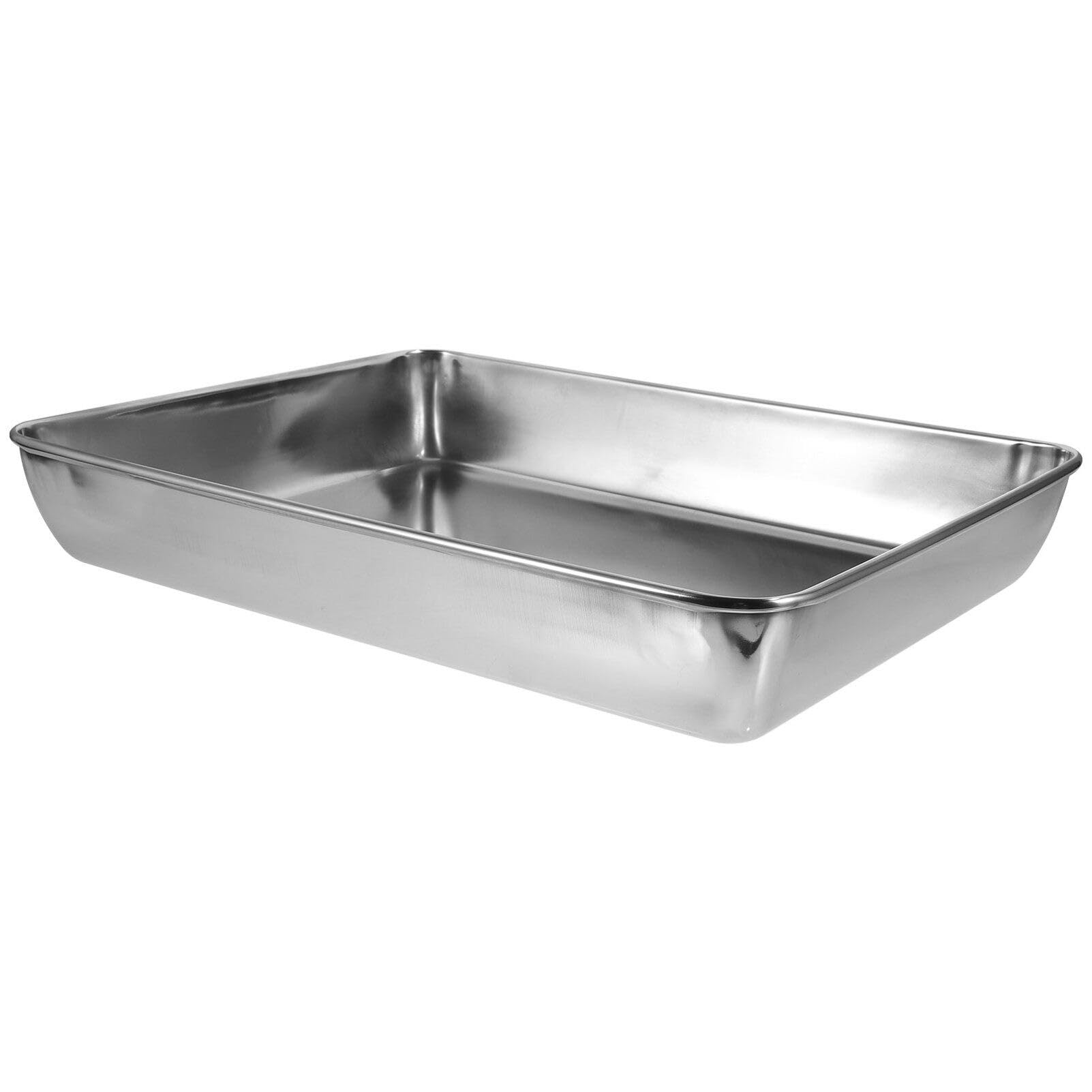 TEHAUX Metal Pigeon Shower Bathtub, Small Bird Showering Tool Bird Thicken Bathtub Bowl Cage Accessory for Pet Birds Canary Lovebirds