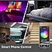 Smart LED Strip Lights, LUMIMAN WiFi RGBW 1400 Lumens, Remote Control Kit 16.4ft 150leds 5050 Waterproof IP65, Work with Apple siri Shortcuts, Compatible with Alexa and Google Assistant