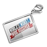Clip on Charm & Bracelet Set Funny Worlds worst