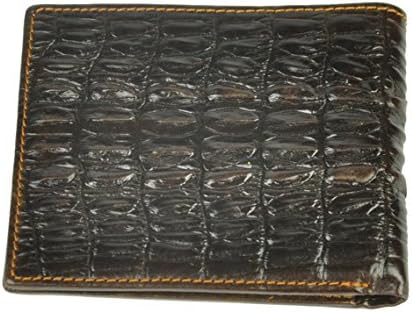 PAQUIN Women's Fashion Alligator Wallet Leather Croco Girl's Money Bifold