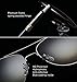 LUOMON Sunglasses Men Polarized UV Protection,Mens Sports Sun Glasses for Fishing Floating Driving Running Baseball -Silver