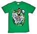 St. Patrick's Day Kitty Cat on Kitty Unicorn Lucky Green Graphic T-Shirt
