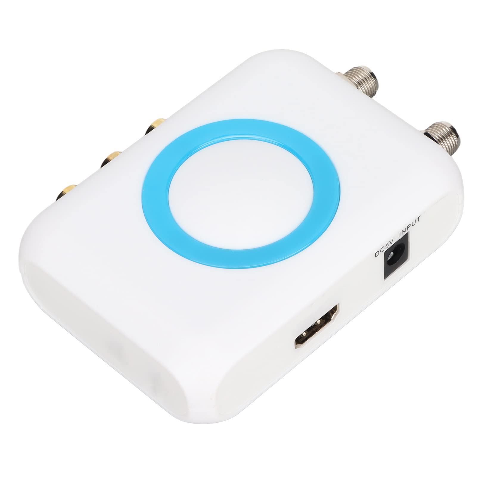 Dioche Coax To Hdmi Adapter Coaxial Cable To Hdmi Adapter For TV Hdm66 Hd Modulator Support PAL/NTSC Format Output to RF Modulator For Home TV Replacement