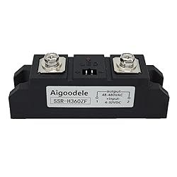 Aigoodele Three Phase Solid State Relay, SSR-H360ZF
