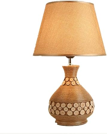 Qjl Ana Tischlampe Modern Minimalist Keramik Tischlampe Warm Schlafzimmer Nachttischlampen Einfache Moderne Dekoration Aus Holz Lampe Amazon De Kuche Haushalt