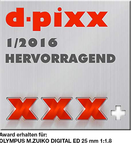 Olympus M.Zuiko Digital 25mm F1.8 Objektiv, lichtstarke Festbrennweite, geeignet für alle MFT-Kameras (Olympus OM-D & PEN Modelle, Panasonic G-Serie), silber – Bild 7