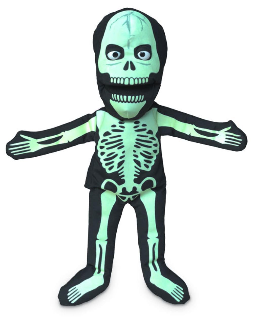 Silly Puppets 14" Skeleton, Glow In The Dark, Hand Puppet