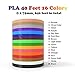 TIPEYE 3D Pen Filament Refills PLA 16 Colors 20 Feet 1.75mm with 200 Stencils eBook Total 320 Feet 3D Art Pen Filament, Canbor, MYNT3D, DigiHero, Soyan, Dikale, Vcall,Zerofire 3D Printing Pen