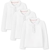 Gymboree Girls and Toddler Long Sleeve Ruffle Polo Shirt Multipack