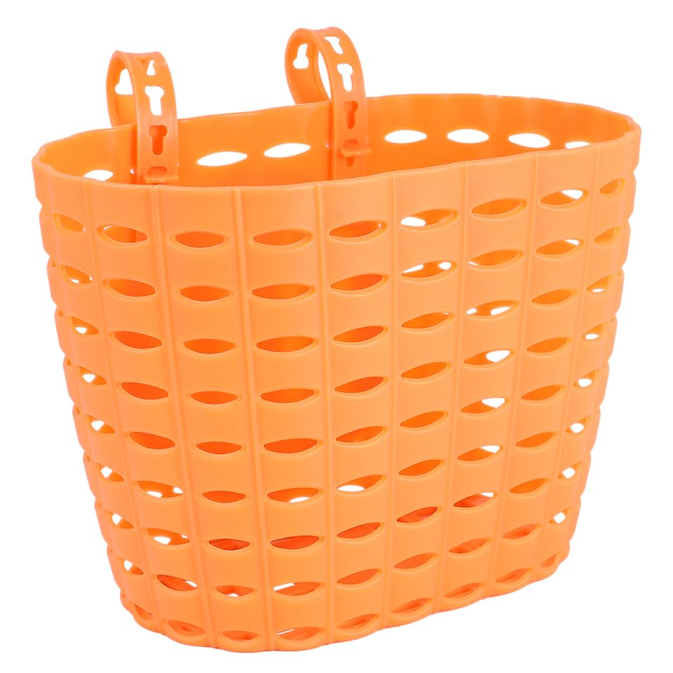 BESPORTBLE Bike Basket Kids Bike Basket Micro Scooter Basket Kids Bicycle Front Basket Detachable Front Basket Plastic Bicycle Storage Basket Removable Bike Storage Container Sundries Organizer