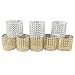 CSPRING 100PCS Rhinestone Napkin Rings Diamond Decoration for Wedding Party Banquet Reception Catering