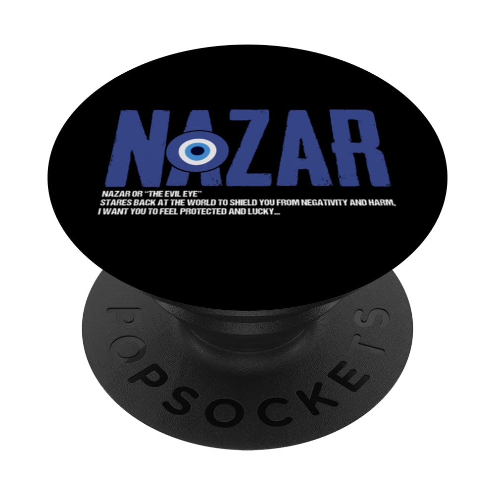 Nazar The Evil Eye Stares Back At The World To Shield You PopSockets Swappable PopGrip