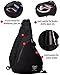 Polar Panda Sling Backpack Crossbody Bag for Women & Men Travel Shoulder Chest Bags One Strap Hiking & Outdoor Pack