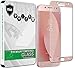 PThink [Full Screen Coverage Tempered Glass Screen Protector for Samsung Galaxy J5 Pro J530G (2017) (Pink)