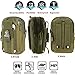 Multi-Purpose EDC Vape Pouch Bag, Vape Case,Tactical Bag Pouch, Military Nylon Utility Tactical Waist Pack Camping Hiking Pouch(Army Green)