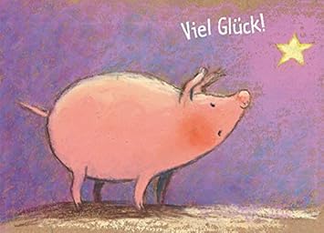 Postkarte A6 23018 Lauras Schwein Von Inkognito Kunstler Eva Muszynski Alles Gute Geburtstag Amazon De Burobedarf Schreibwaren