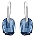 EleQueen 925 Sterling Silver CZ Rectangle Hook Drop Earrings Denim Blue Made with Austrian Crystal for Women Girl, Valentine's Day/Mother's Day/Christmas Jewelry Gift for Girlfriend/Mom