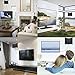 TV Antenna, 2019 New HDTV Indoor Digital Amplified TV Antennas 130+ Miles Range with Amplifier TV Signals, Indoor Antenna for 4K1080P HD Free Local TV Channels-Support All TV's-16.5ft Coax Cable