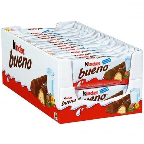 Amazon Com Full Box Of 30 Bars Kinder Bueno Chocolate With