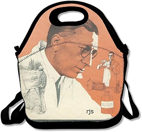 Shoulder Insulin Sir Frederick Banting's 125th Doodle Lunch Tote