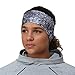 TrailHeads Print Headband | Ponytail Headband for Women | Ear Warmer for running and hiking - grey matrix